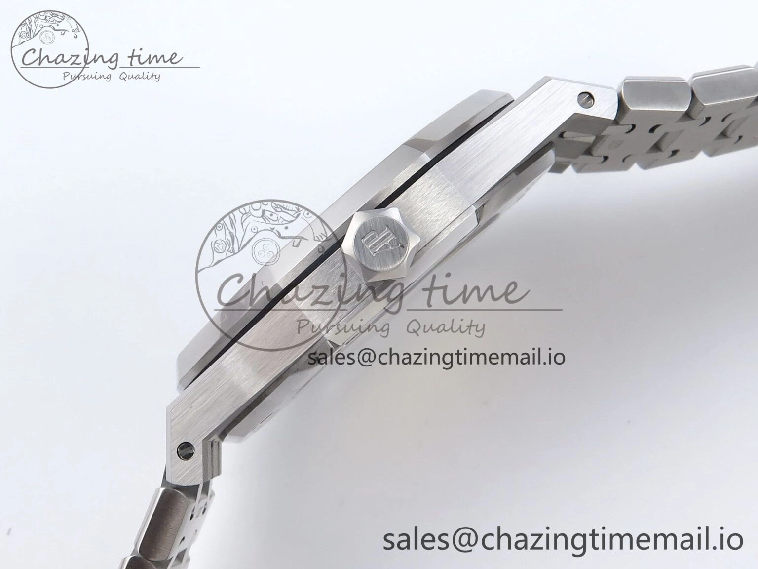 Royal Oak 41mm 15400 SS TKF 1:1 Best Edition Black Dial on SS Bracelet SA4302 Super Clone UrbanStyle 4304