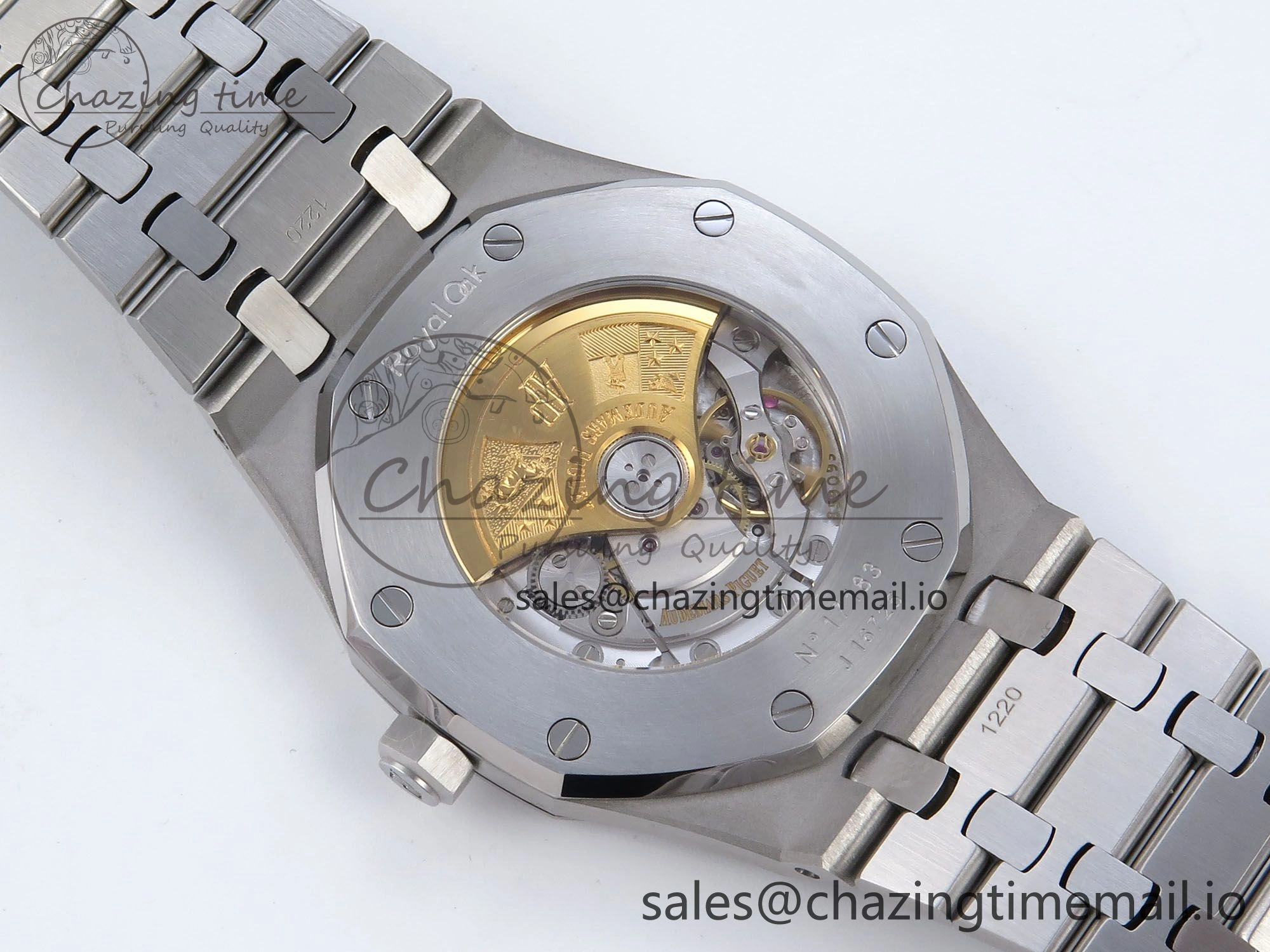 Royal Oak 41mm 15400 SS TKF 1:1 Best Edition Black Dial on SS Bracelet SA4302 Super Clone UrbanStyle 4304