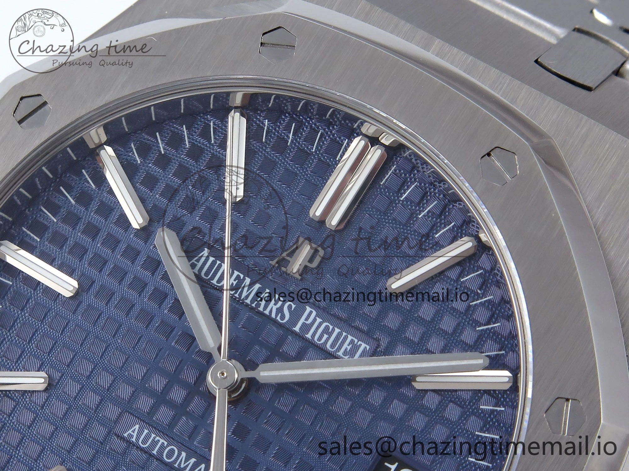 Royal Oak 41mm 15400 SS TKF 1:1 Best Edition Blue Dial on SS Bracelet SA4302 Super Clone Comfortable 4310