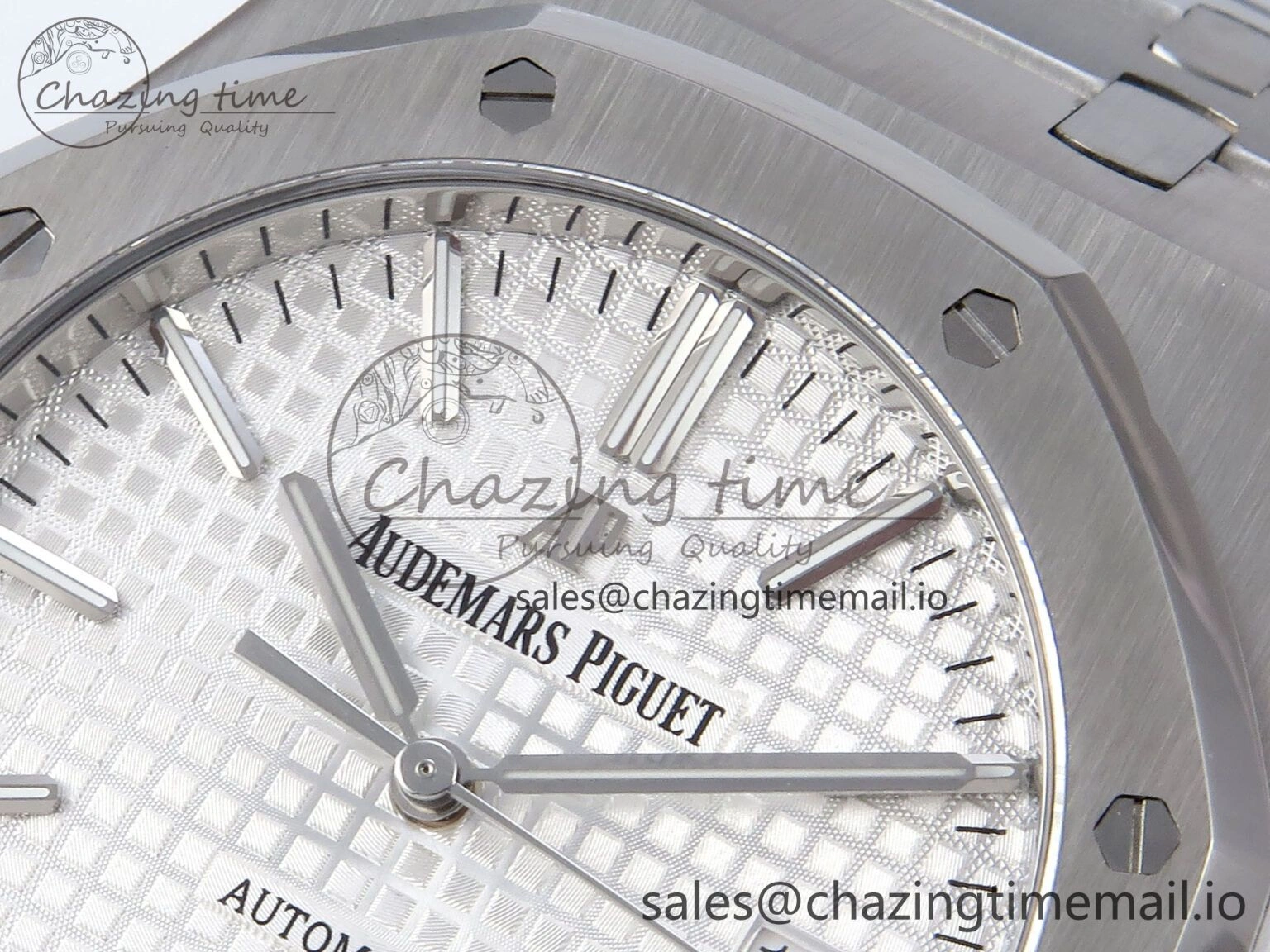 Royal Oak 41mm 15400 SS TKF 1:1 Best Edition White Dial on SS Bracelet SA4302 Super Clone FreshLook 4303