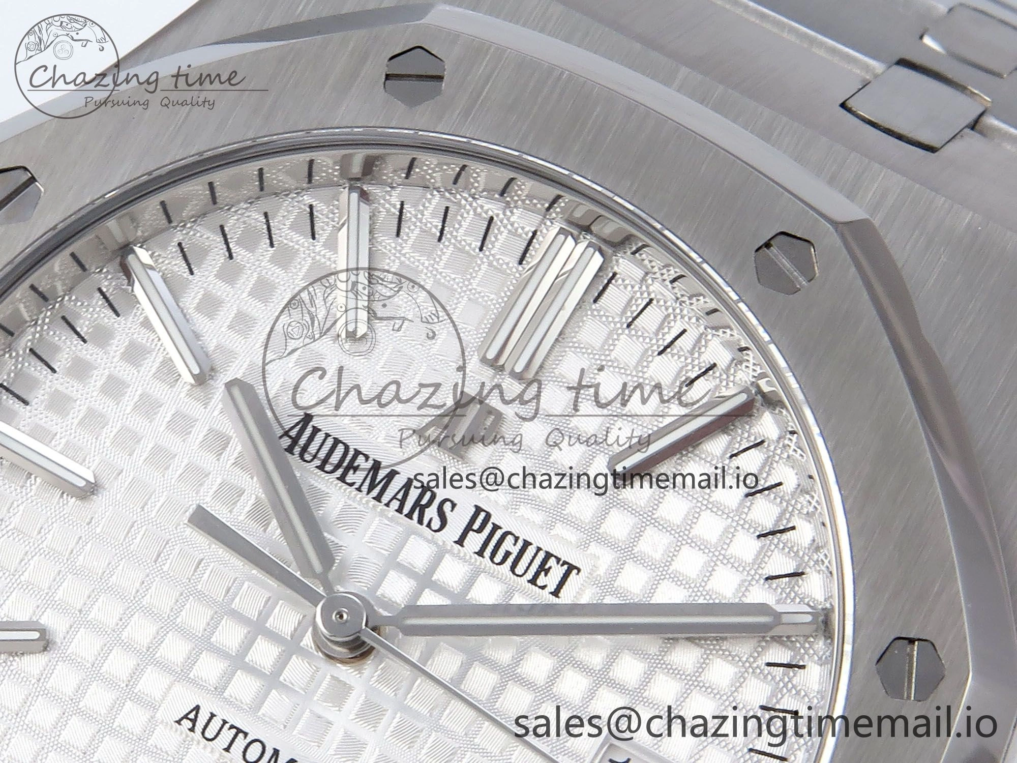 Royal Oak 41mm 15400 SS TKF 1:1 Best Edition White Dial on SS Bracelet SA4302 Super Clone FreshLook 4303