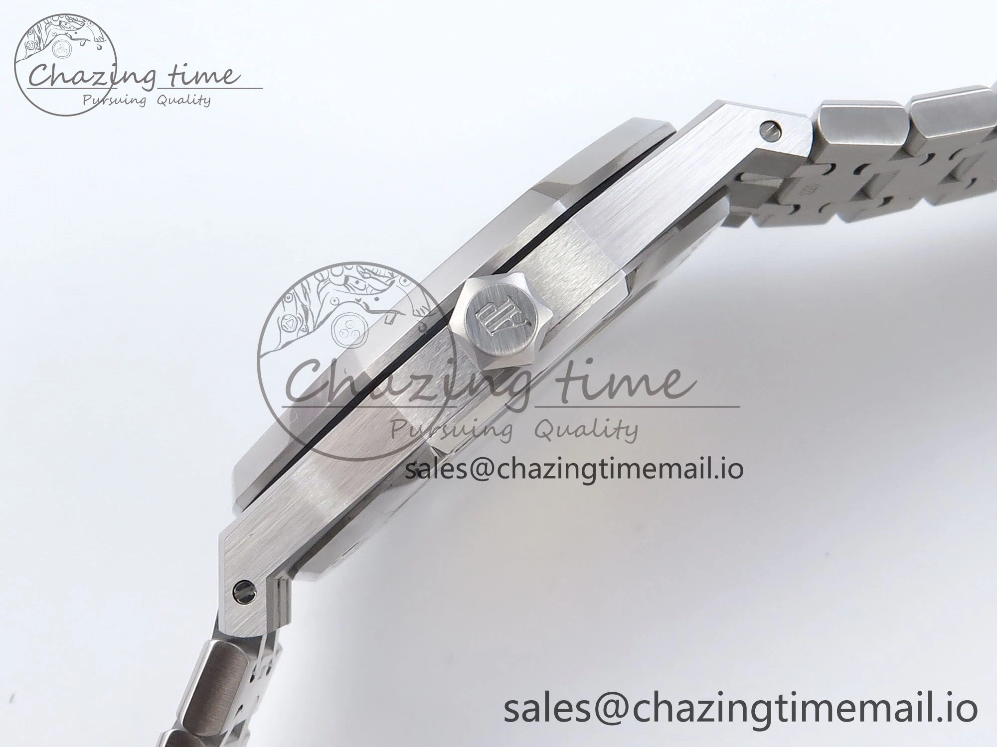 Royal Oak 41mm 15400 SS TKF 1:1 Best Edition White Dial on SS Bracelet SA4302 Super Clone FreshLook 4303