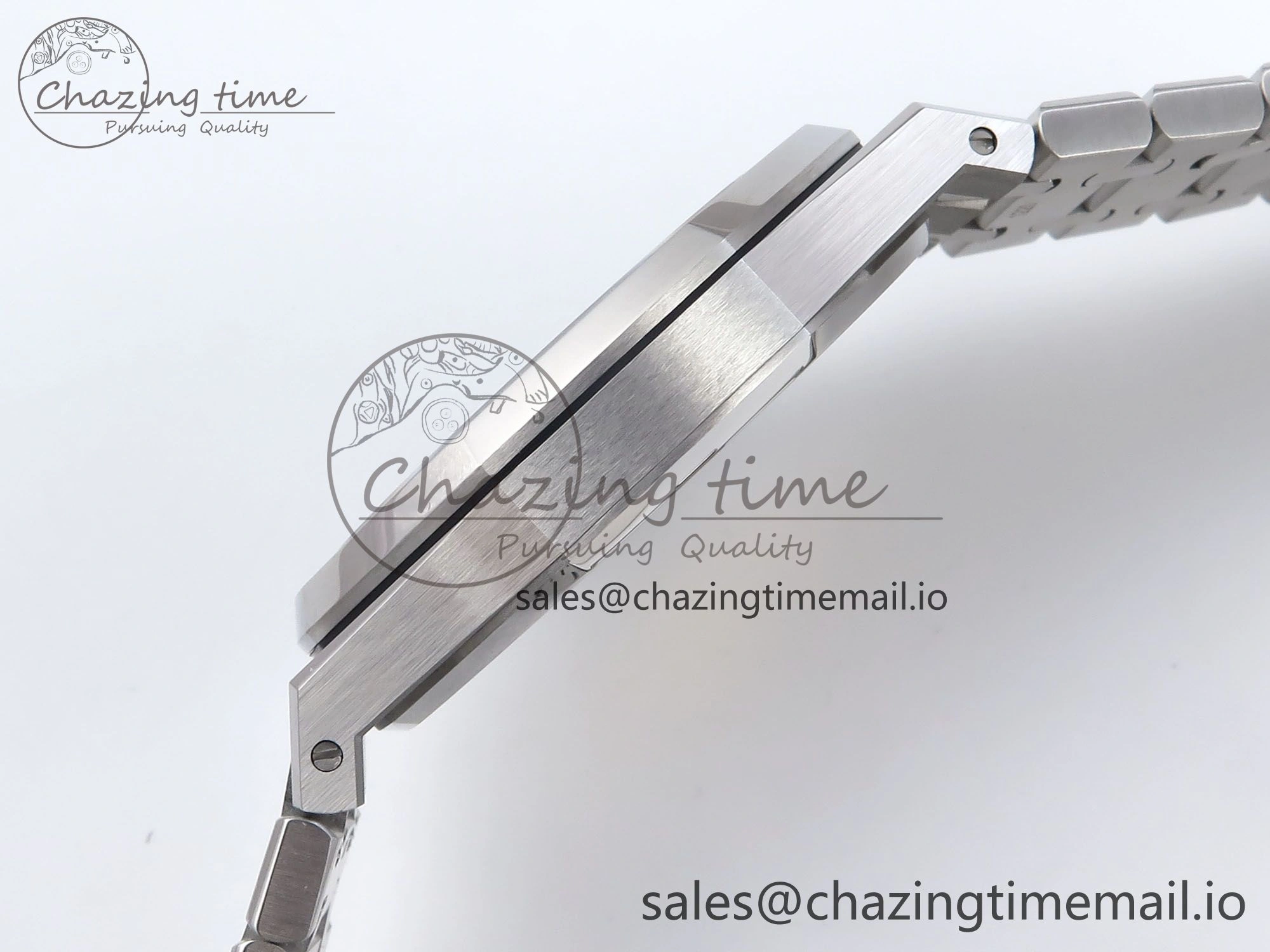 Royal Oak 41mm 15400 SS TKF 1:1 Best Edition White Dial on SS Bracelet SA4302 Super Clone FreshLook 4303