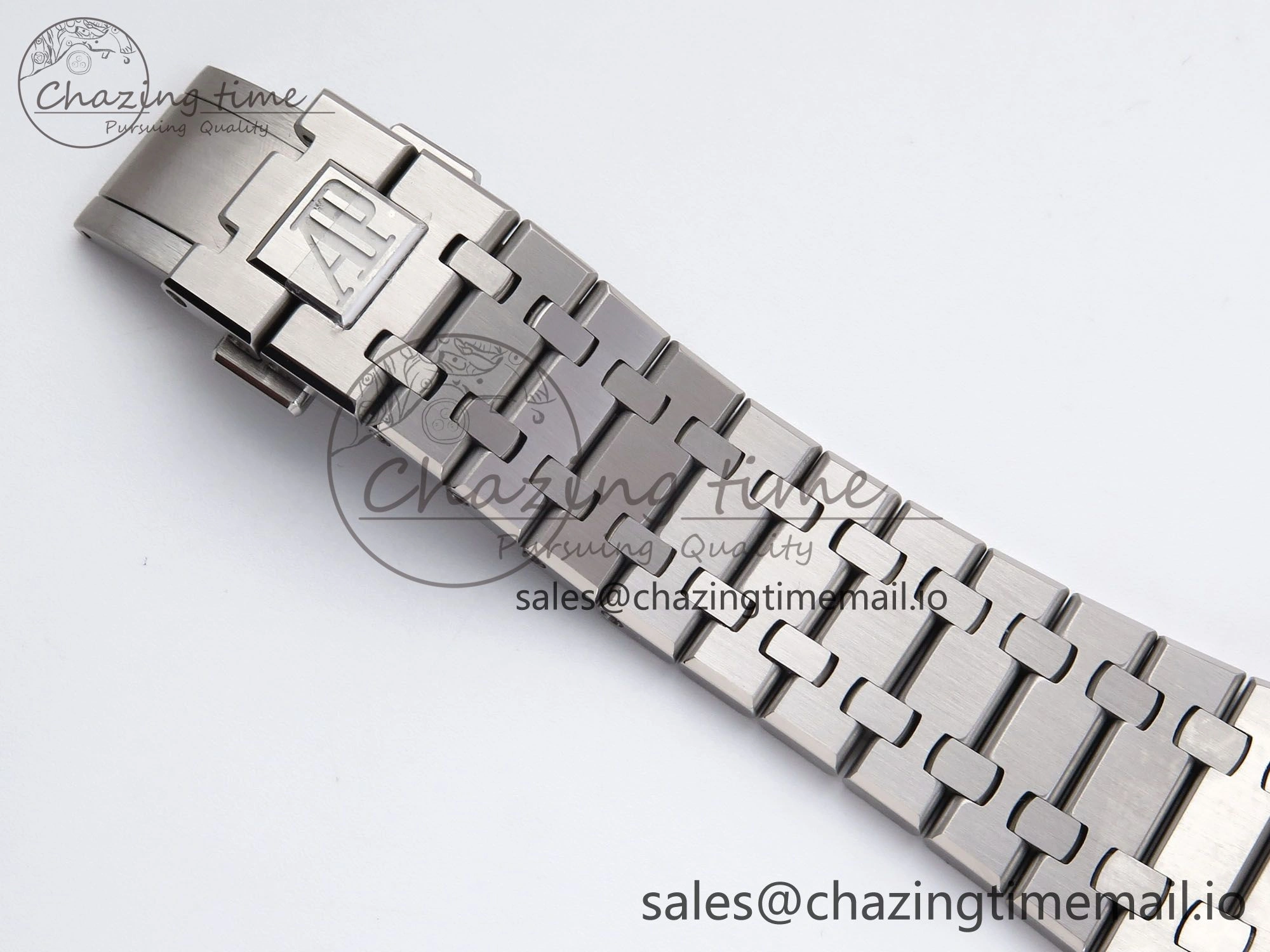 Royal Oak 41mm 15400 SS TKF 1:1 Best Edition White Dial on SS Bracelet SA4302 Super Clone FreshLook 4303