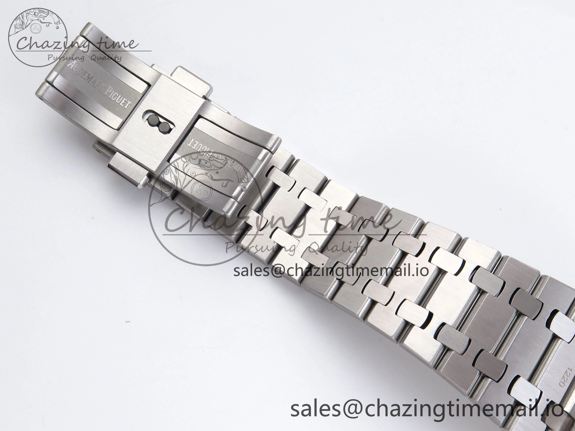 Royal Oak 41mm 15400 SS TKF 1:1 Best Edition White Dial on SS Bracelet SA4302 Super Clone FreshLook 4303
