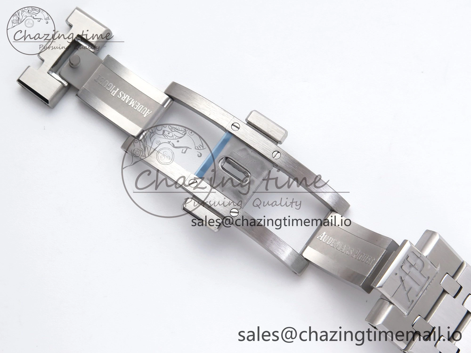 Royal Oak 41mm 15400 SS TKF 1:1 Best Edition White Dial on SS Bracelet SA4302 Super Clone FreshLook 4303