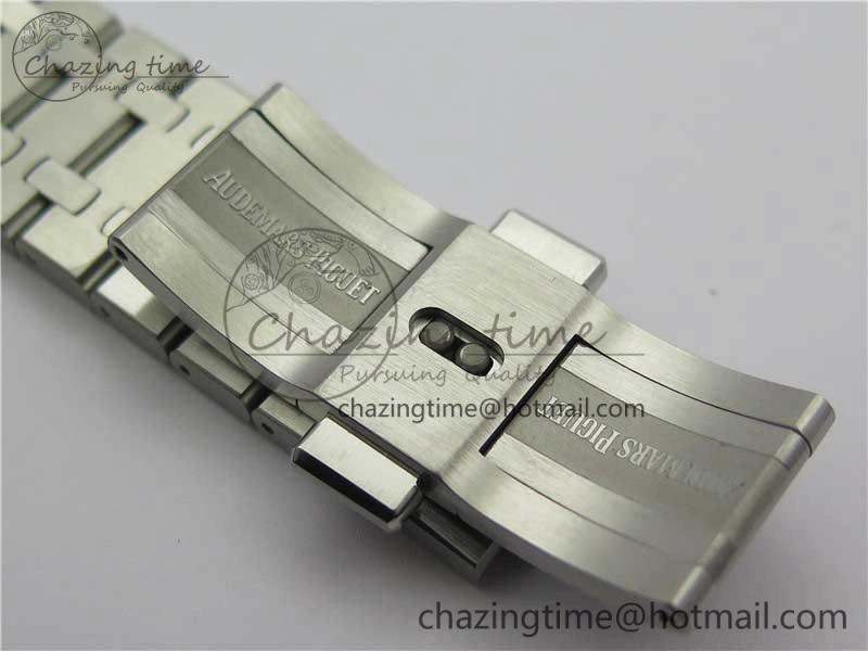 Resilient Royal Oak 41mm 15400 SS ZF 1:1 Best Edition Gray Textured Dial on SS Bracelet A3120 (Free Box) 4862