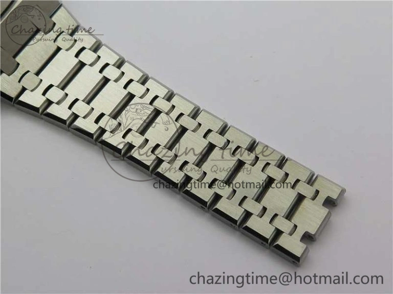 Resilient Royal Oak 41mm 15400 SS ZF 1:1 Best Edition Gray Textured Dial on SS Bracelet A3120 (Free Box) 4862