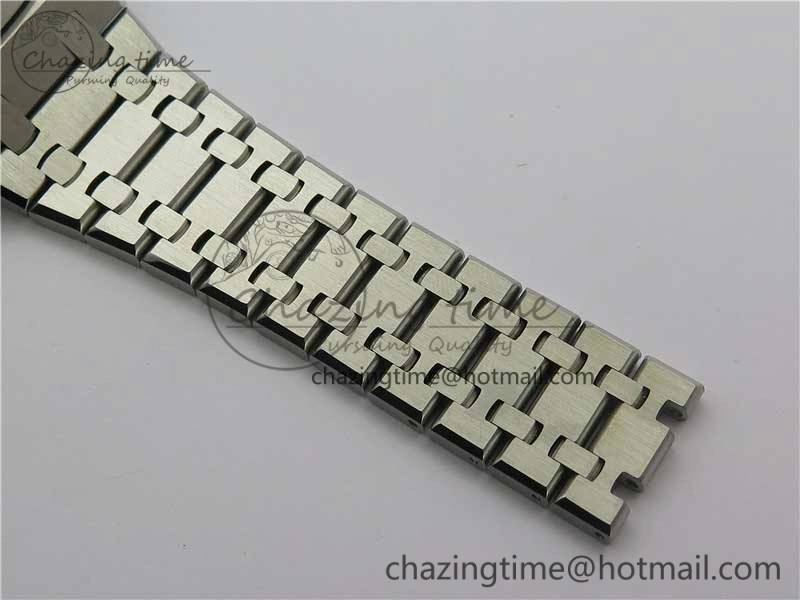 Resilient Royal Oak 41mm 15400 SS ZF 1:1 Best Edition Gray Textured Dial on SS Bracelet A3120 (Free Box) 4862