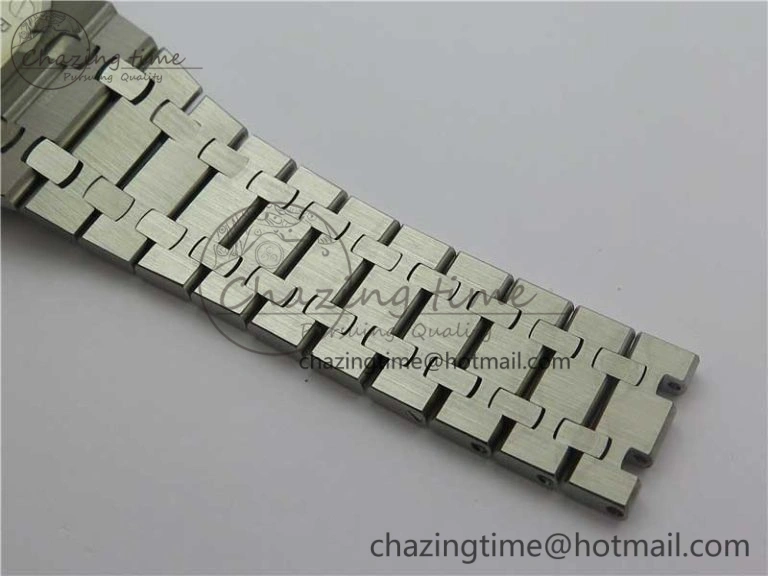 Resilient Royal Oak 41mm 15400 SS ZF 1:1 Best Edition Gray Textured Dial on SS Bracelet A3120 (Free Box) 4862