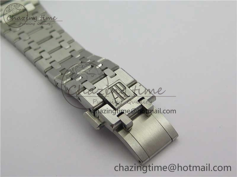 Resilient Royal Oak 41mm 15400 SS ZF 1:1 Best Edition Gray Textured Dial on SS Bracelet A3120 (Free Box) 4862