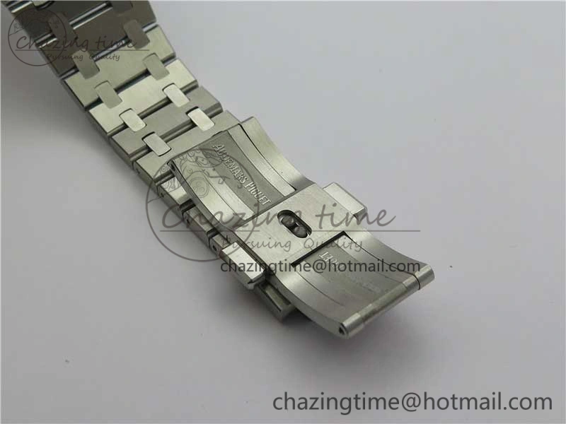 Resilient Royal Oak 41mm 15400 SS ZF 1:1 Best Edition Gray Textured Dial on SS Bracelet A3120 (Free Box) 4862