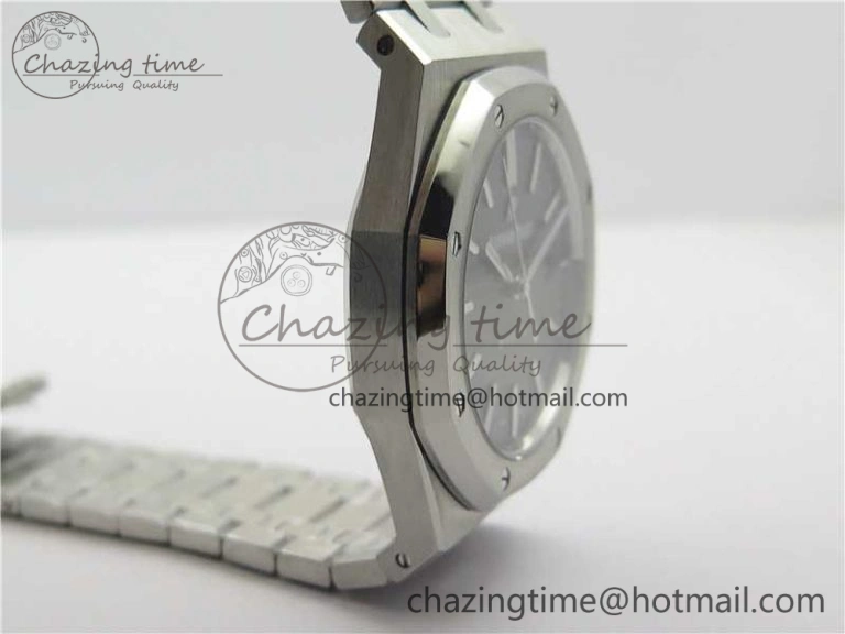 Resilient Royal Oak 41mm 15400 SS ZF 1:1 Best Edition Gray Textured Dial on SS Bracelet A3120 (Free Box) 4862