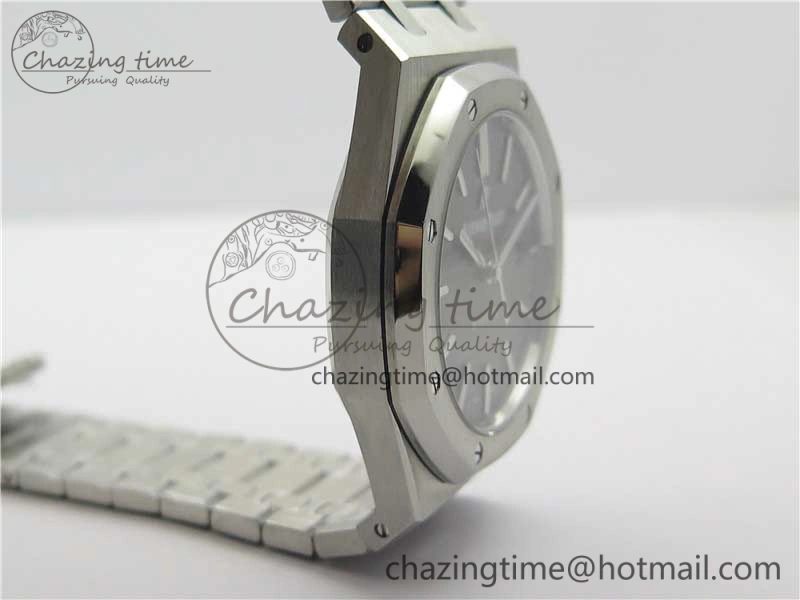 Resilient Royal Oak 41mm 15400 SS ZF 1:1 Best Edition Gray Textured Dial on SS Bracelet A3120 (Free Box) 4862