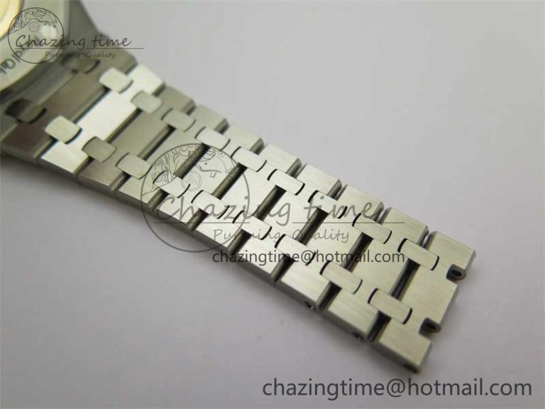 BestValue Royal Oak 41mm 15400 SS ZF 1:1 Best Edition Gray Textured Dial on SS Bracelet SA3120 Super Clone 4813