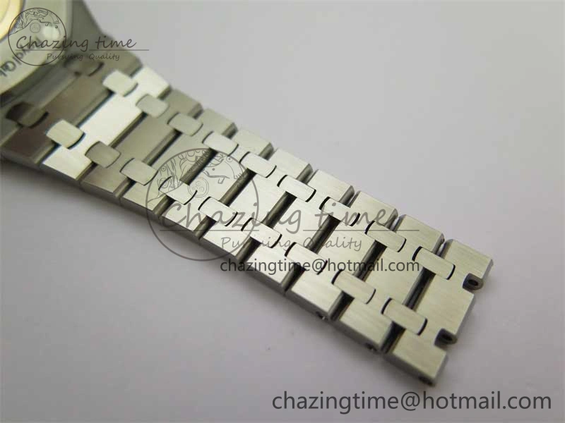 BestValue Royal Oak 41mm 15400 SS ZF 1:1 Best Edition Gray Textured Dial on SS Bracelet SA3120 Super Clone 4813