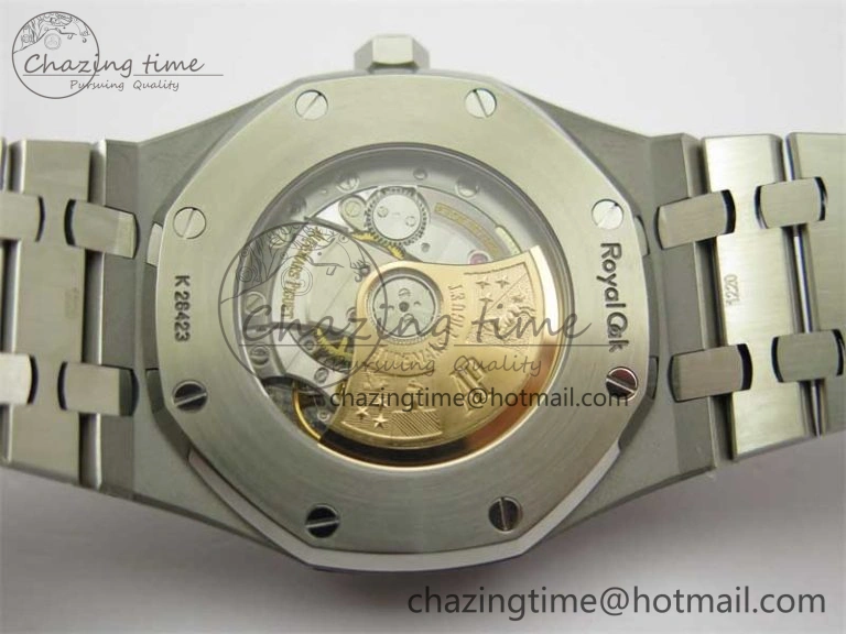 BestValue Royal Oak 41mm 15400 SS ZF 1:1 Best Edition Gray Textured Dial on SS Bracelet SA3120 Super Clone 4813