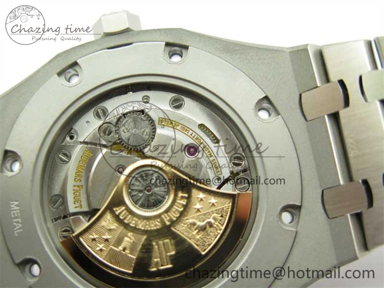 BestValue Royal Oak 41mm 15400 SS ZF 1:1 Best Edition Gray Textured Dial on SS Bracelet SA3120 Super Clone 4813
