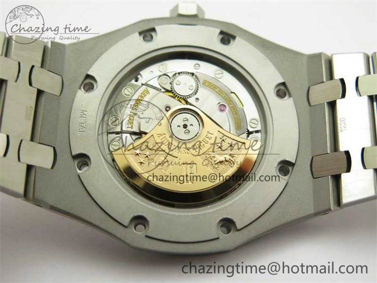 Royal Oak 41mm 15400 SS ZF 1:1 Best Edition White Textured Dial on SS Bracelet SA3120 Super Clone Contemporary 4812