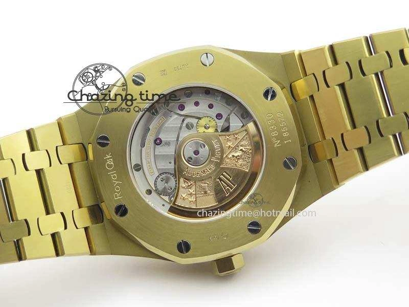 NewStyle Royal Oak 41mm 15400 YG JF 1:1 Best Edition Blue Dial On YG Bracelet A 5041