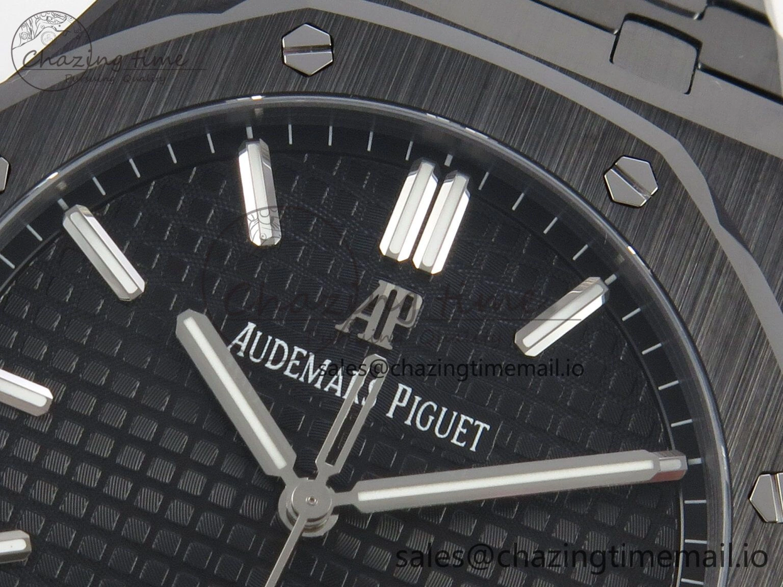 Royal Oak 41mm 15500 APSF 1:1 Best Edition Black Dial on Black Ceramic Bracelet SA4302 Super Clone Durable 4234