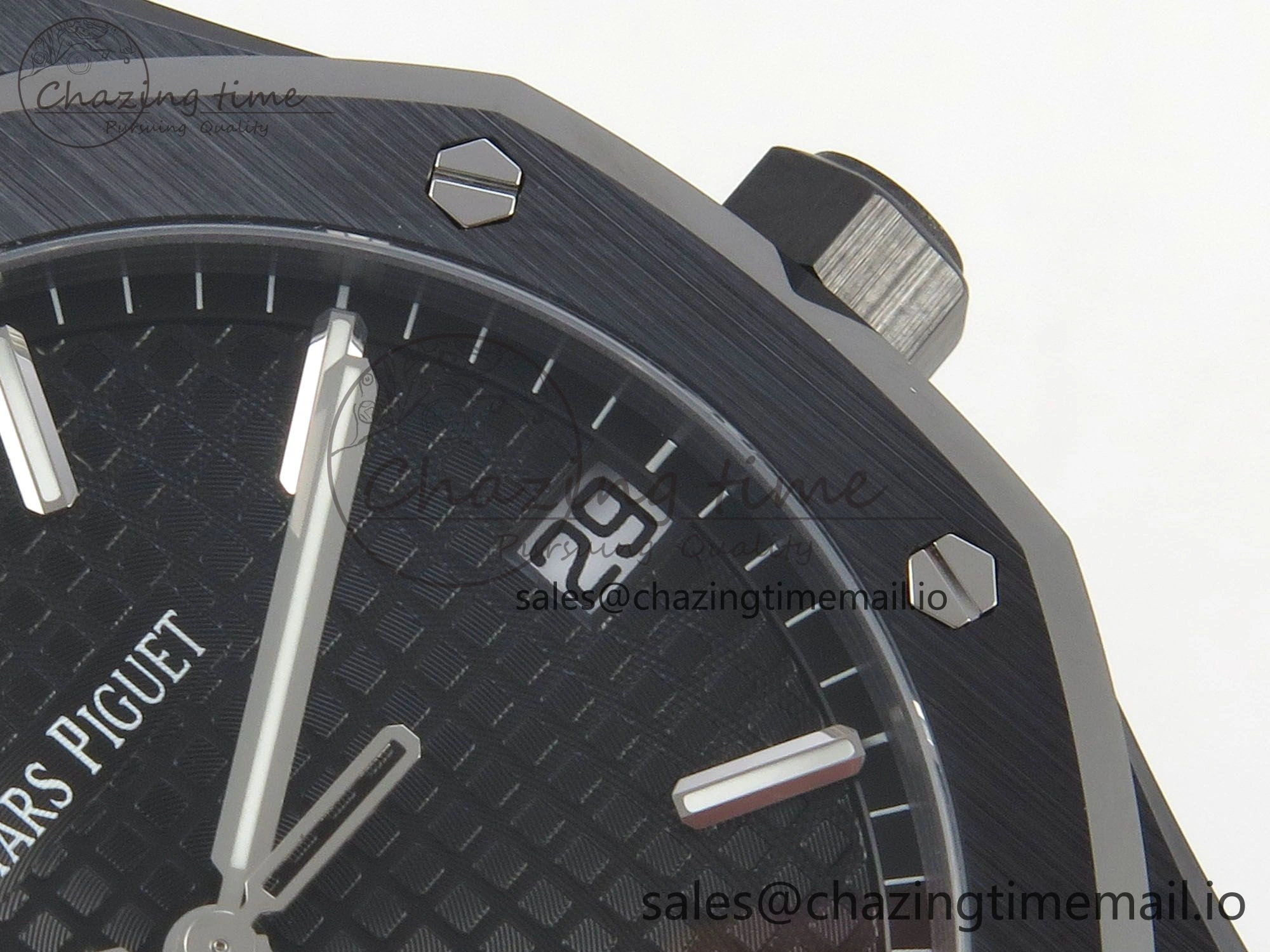 Royal Oak 41mm 15500 APSF 1:1 Best Edition Black Dial on Black Ceramic Bracelet SA4302 Super Clone Durable 4234