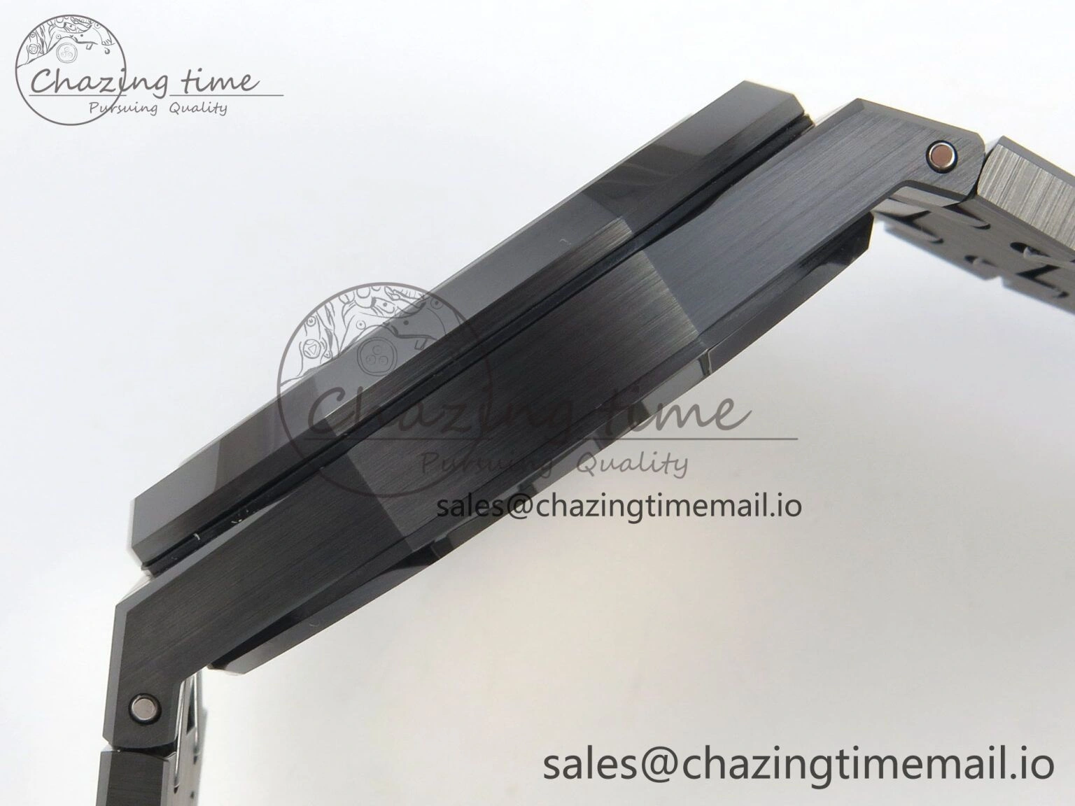 Royal Oak 41mm 15500 APSF 1:1 Best Edition Black Dial on Black Ceramic Bracelet SA4302 Super Clone Durable 4234