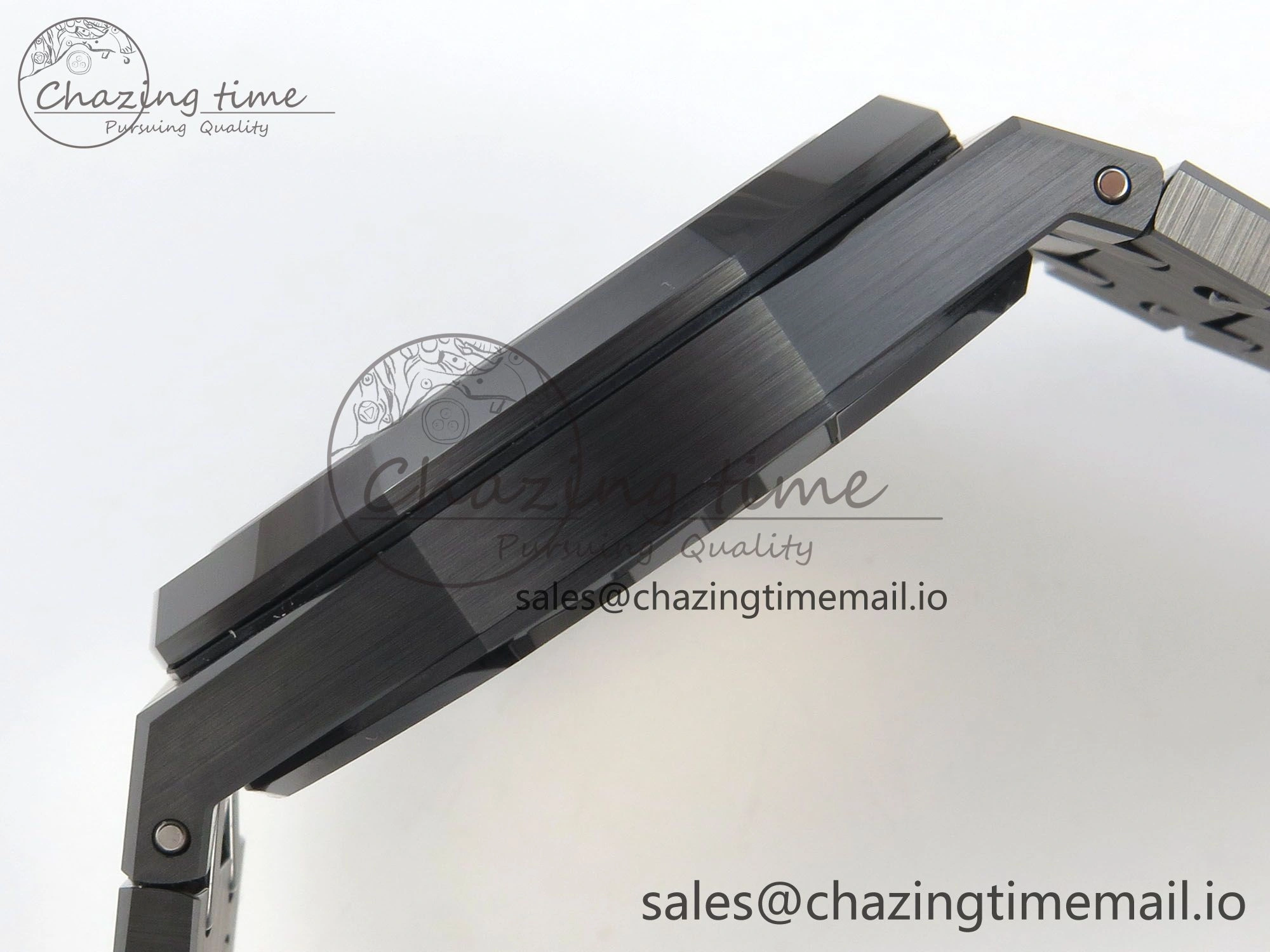 Royal Oak 41mm 15500 APSF 1:1 Best Edition Black Dial on Black Ceramic Bracelet SA4302 Super Clone Durable 4234