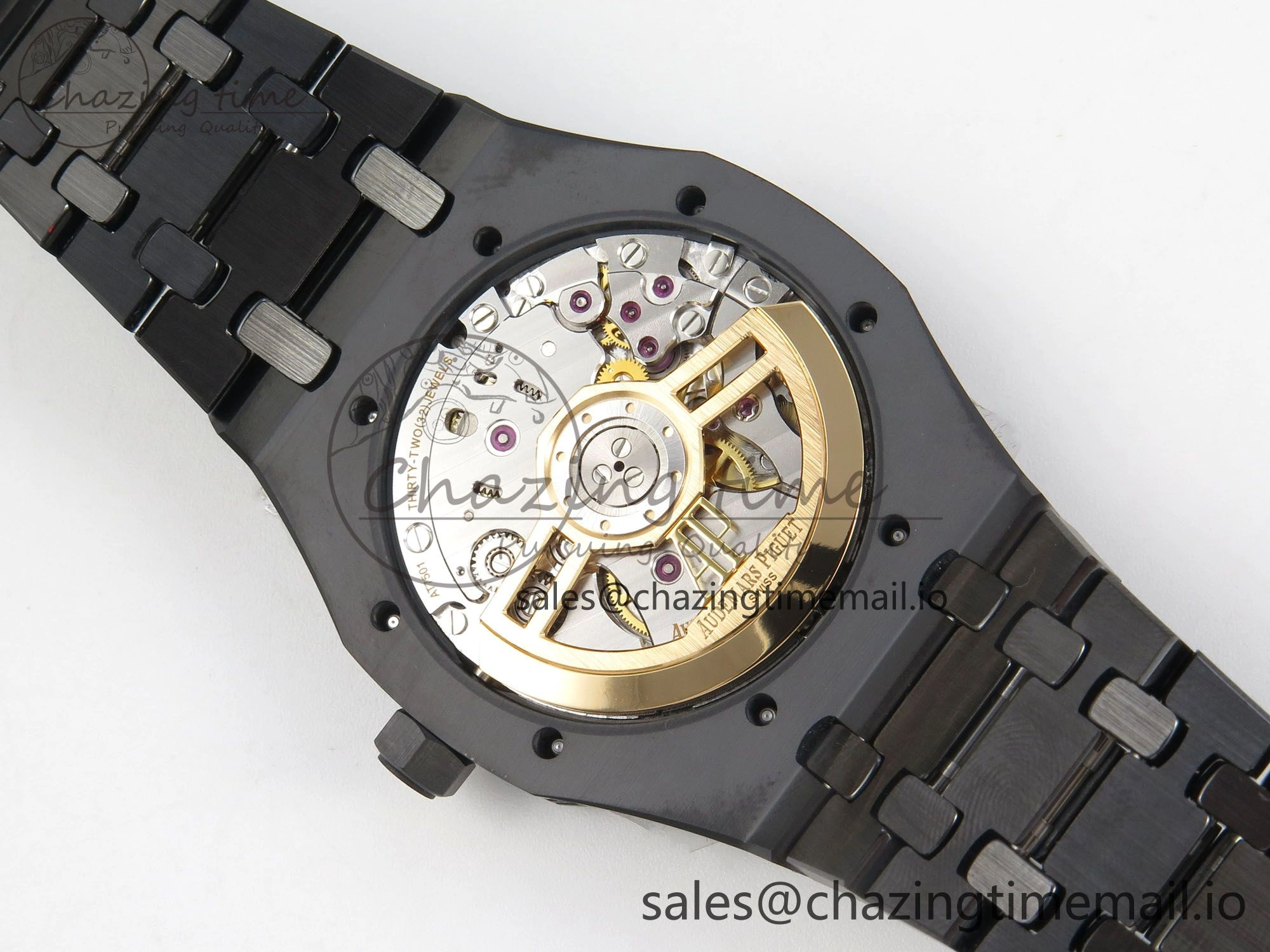 Royal Oak 41mm 15500 APSF 1:1 Best Edition Black Dial on Black Ceramic Bracelet SA4302 Super Clone Durable 4234