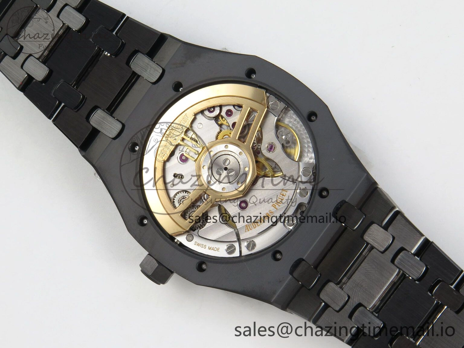 Royal Oak 41mm 15500 APSF 1:1 Best Edition Black Dial on Black Ceramic Bracelet SA4302 Super Clone Durable 4234