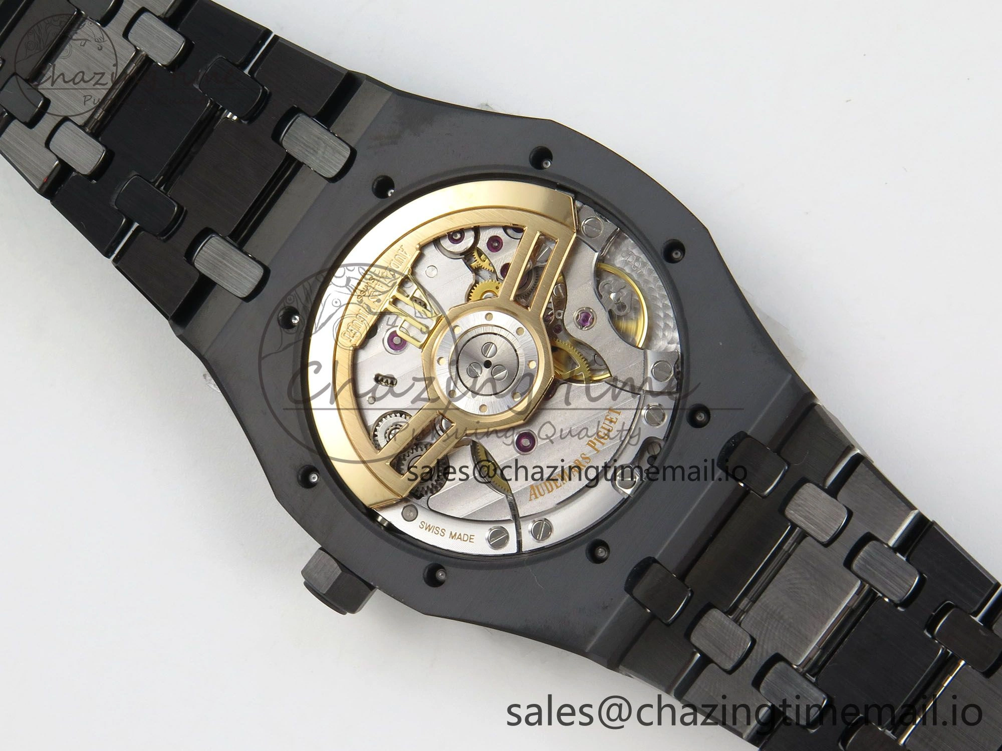 Royal Oak 41mm 15500 APSF 1:1 Best Edition Black Dial on Black Ceramic Bracelet SA4302 Super Clone Durable 4234