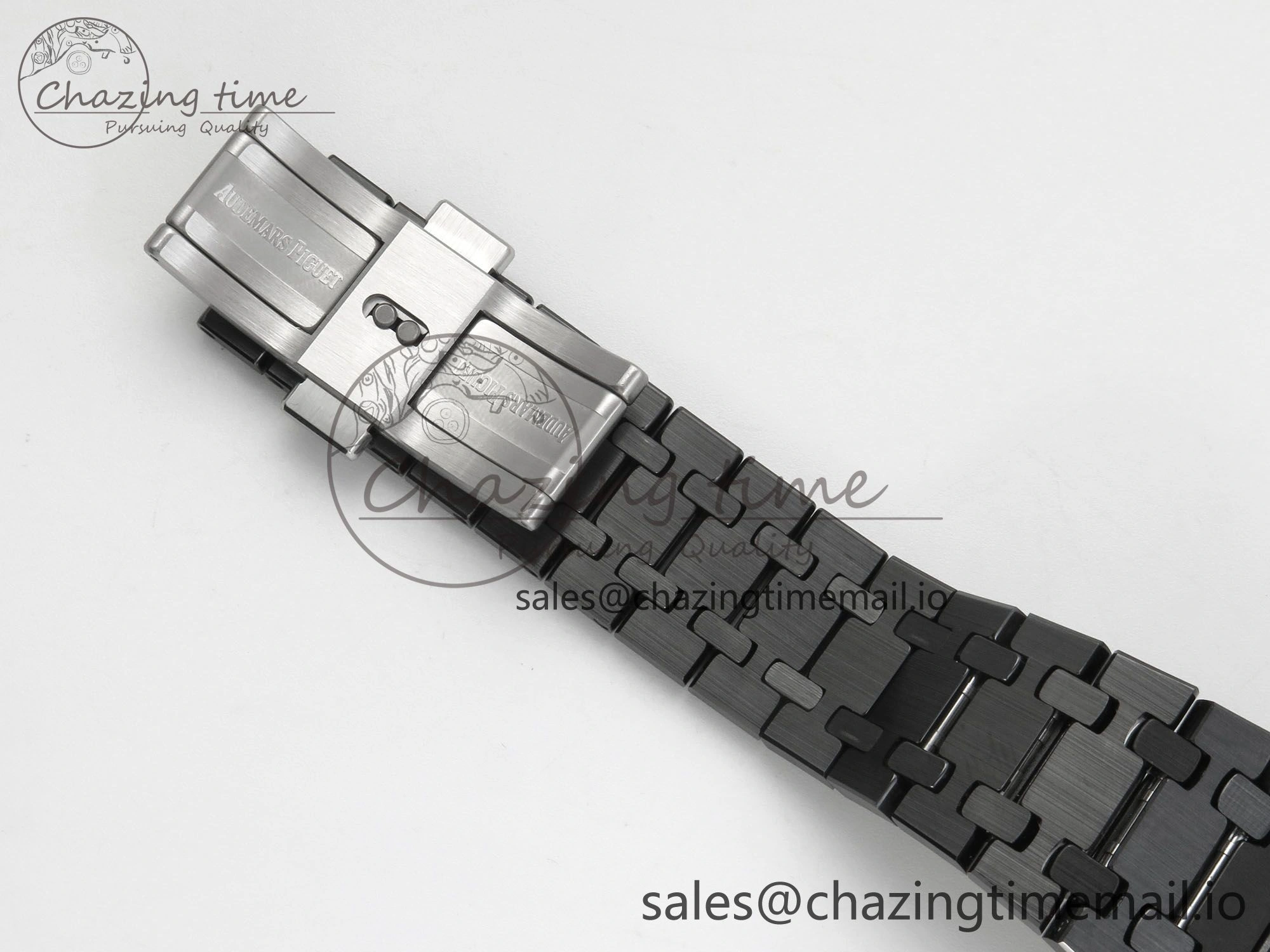 Royal Oak 41mm 15500 APSF 1:1 Best Edition Black Dial on Black Ceramic Bracelet SA4302 Super Clone Durable 4234
