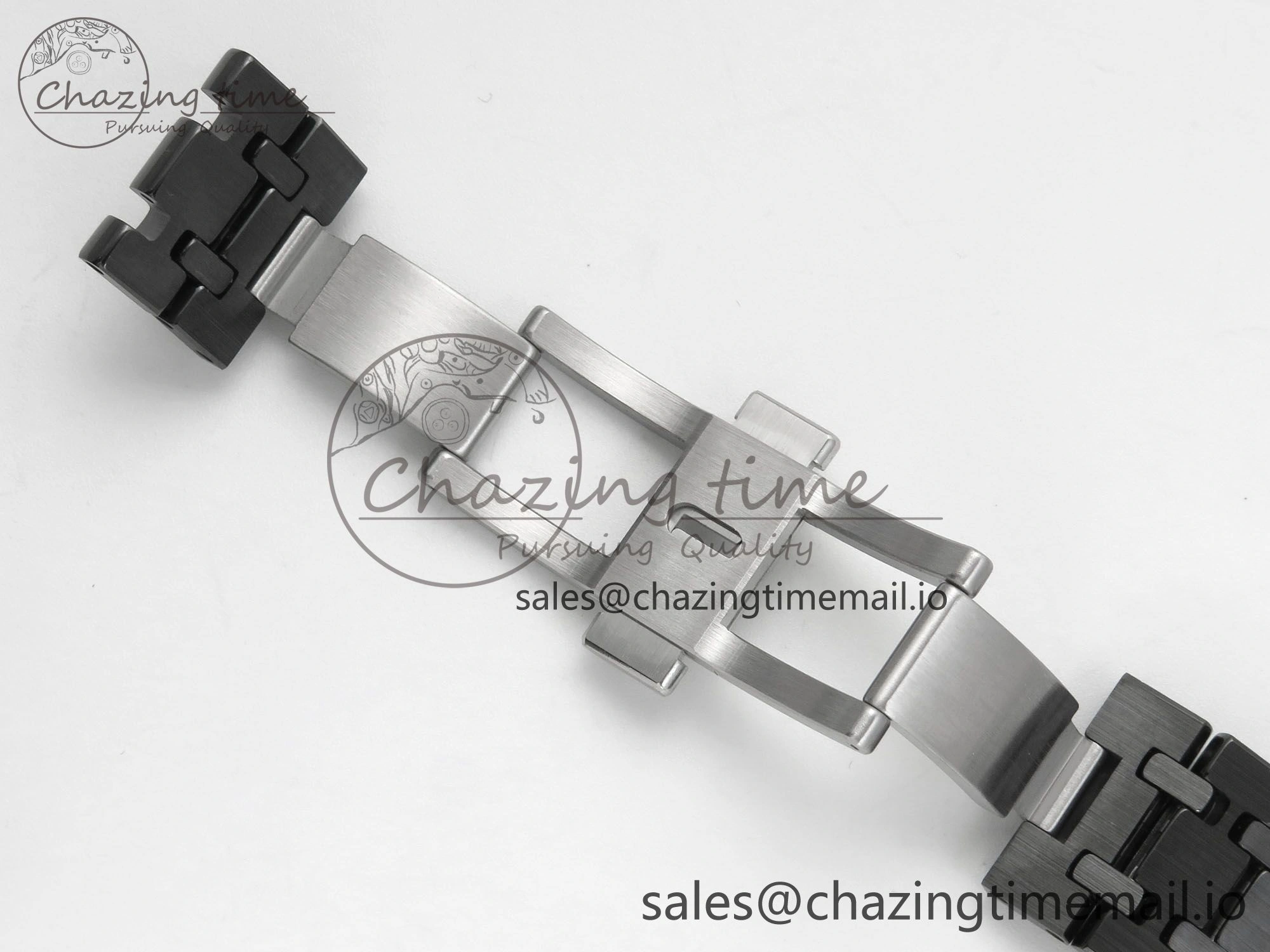 Royal Oak 41mm 15500 APSF 1:1 Best Edition Black Dial on Black Ceramic Bracelet SA4302 Super Clone Durable 4234