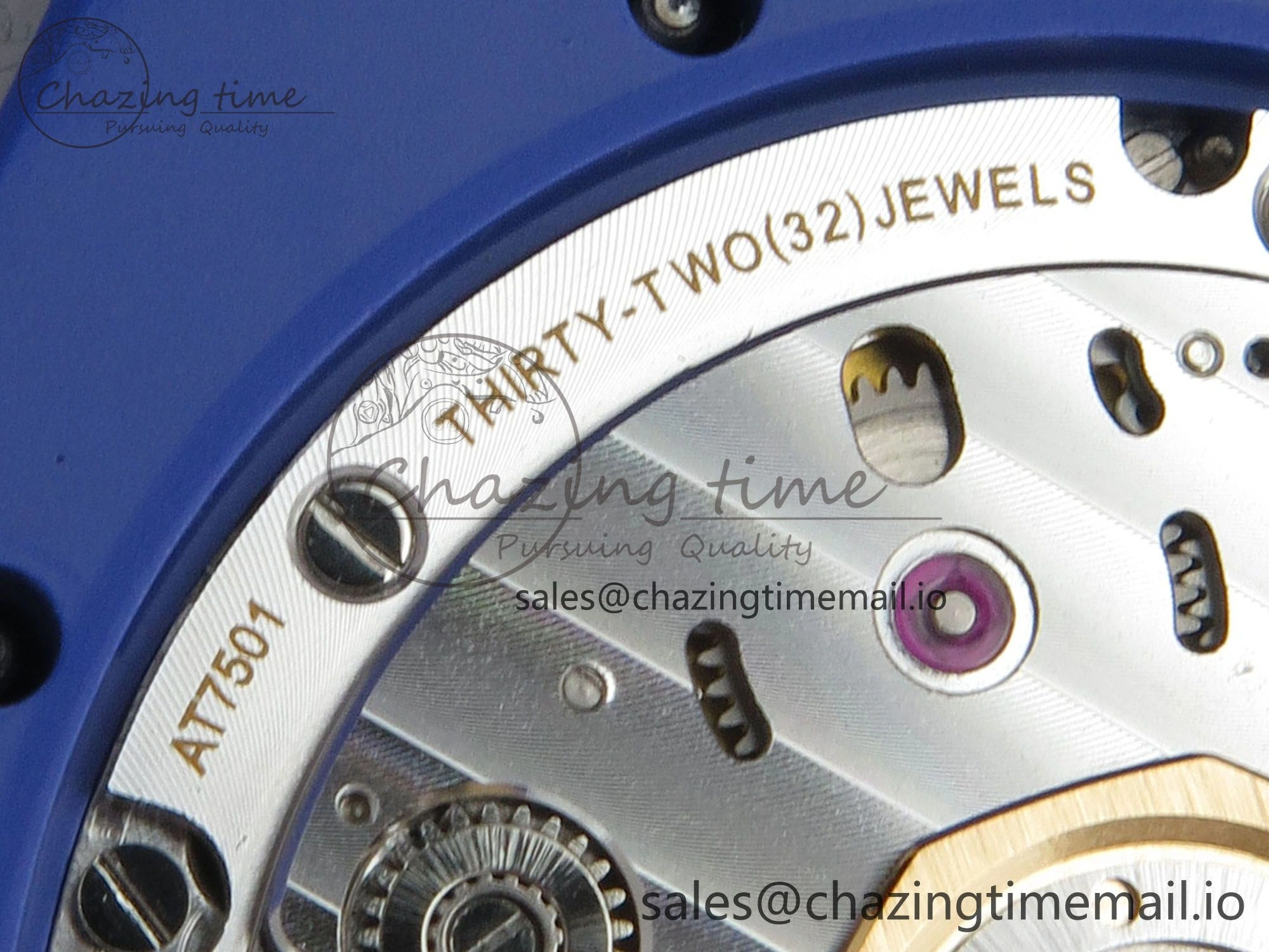 Seasonal Royal Oak 41mm 15500 APSF 1:1 Best Edition Blue Dial on Blue Ceramic Bracelet SA4302 Super Clone 4231