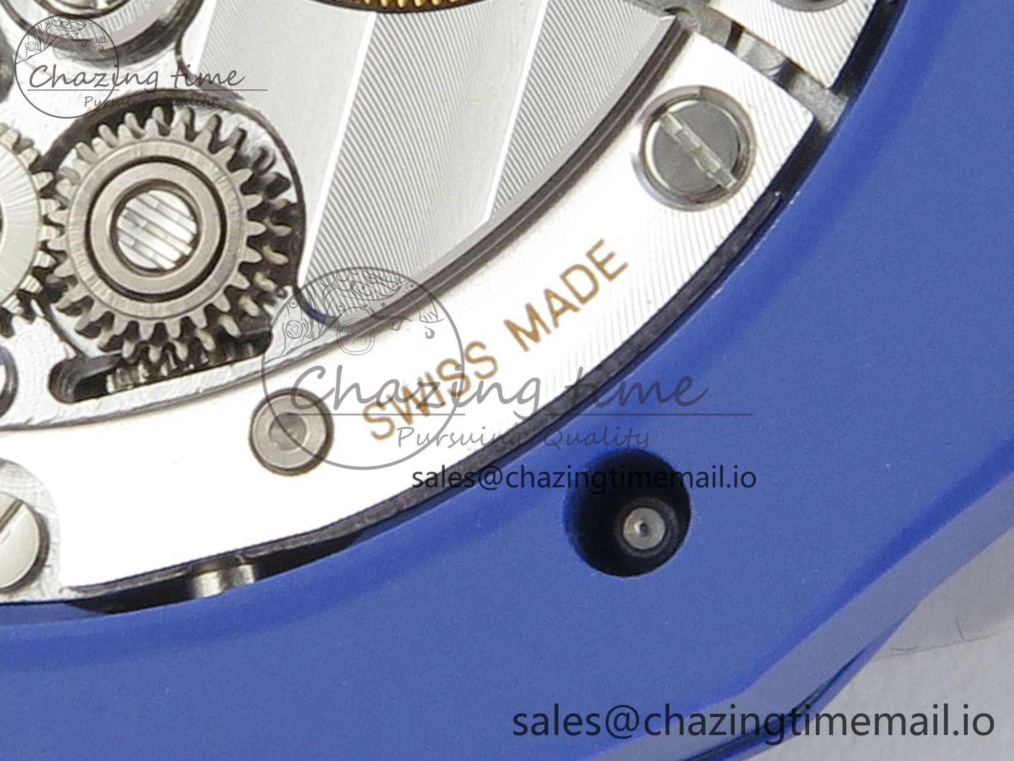 Seasonal Royal Oak 41mm 15500 APSF 1:1 Best Edition Blue Dial on Blue Ceramic Bracelet SA4302 Super Clone 4231