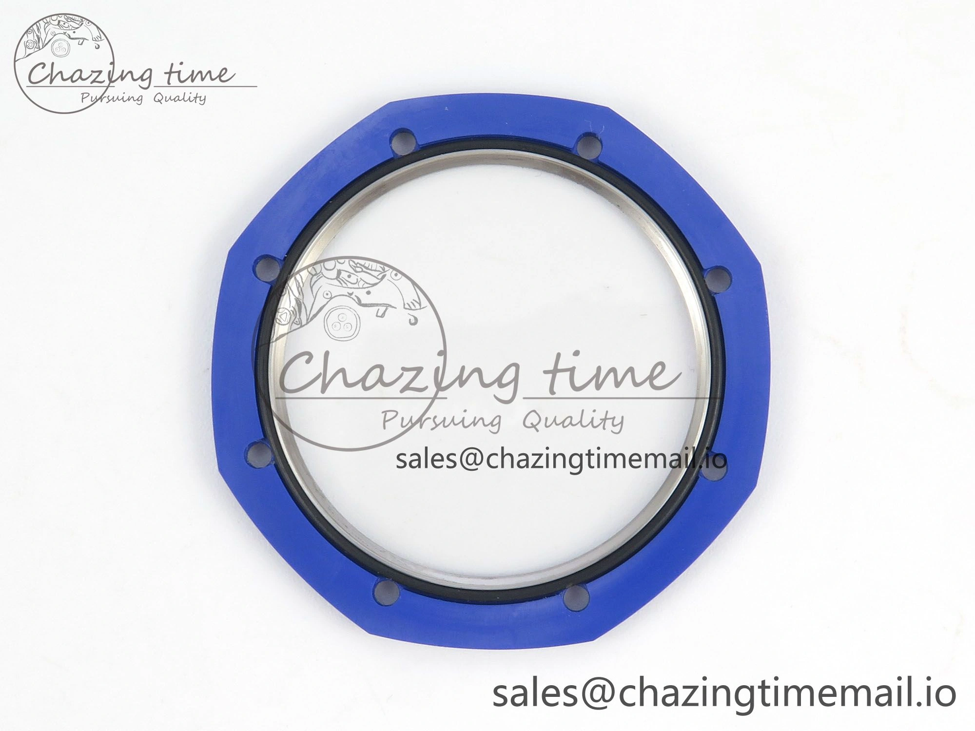Seasonal Royal Oak 41mm 15500 APSF 1:1 Best Edition Blue Dial on Blue Ceramic Bracelet SA4302 Super Clone 4231