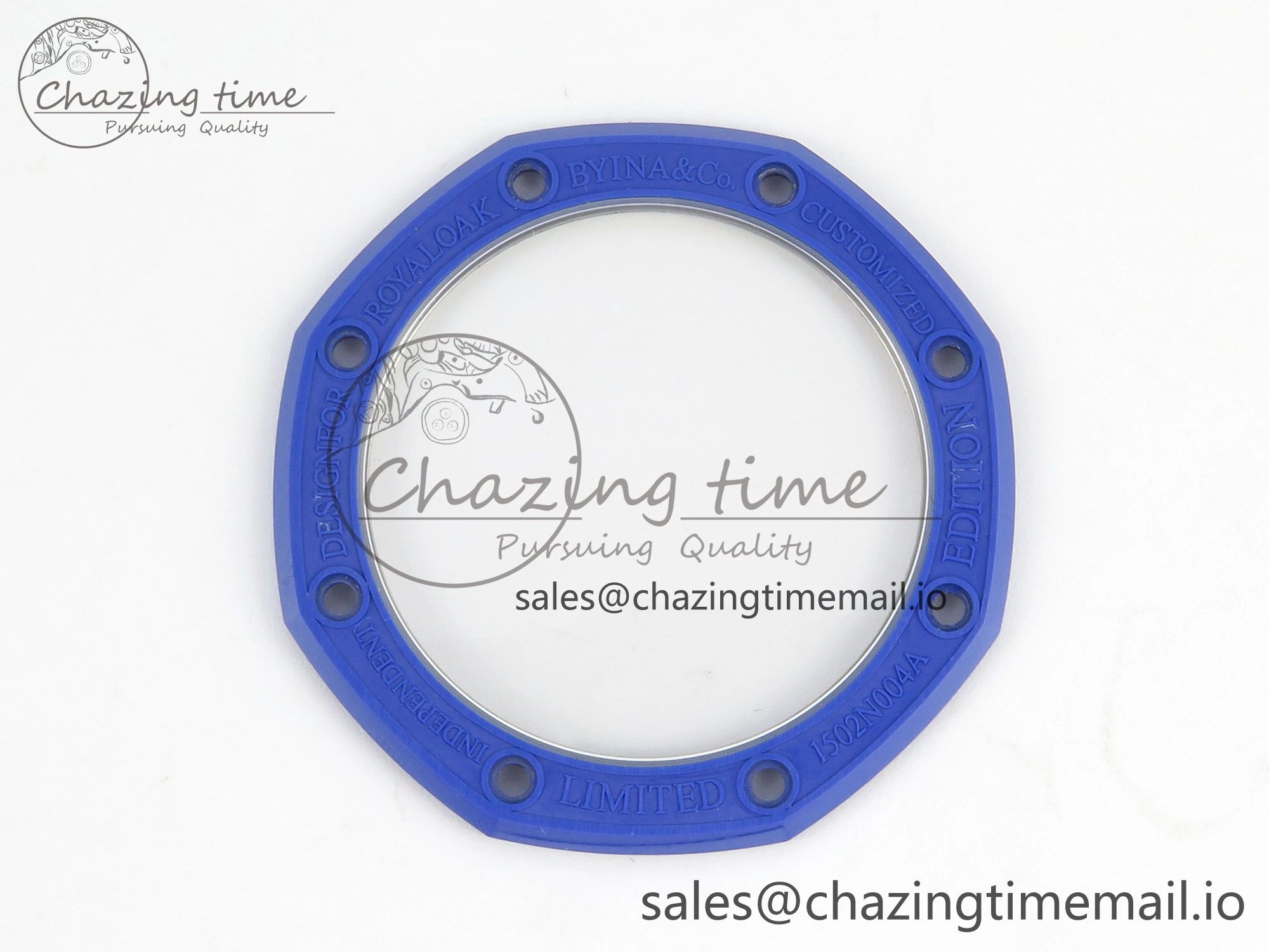 Royal Oak 41mm 15500 APSF 1:1 Best Edition White Dial on Blue Ceramic Bracelet SA4302 Super Clone EyeCatching 4232