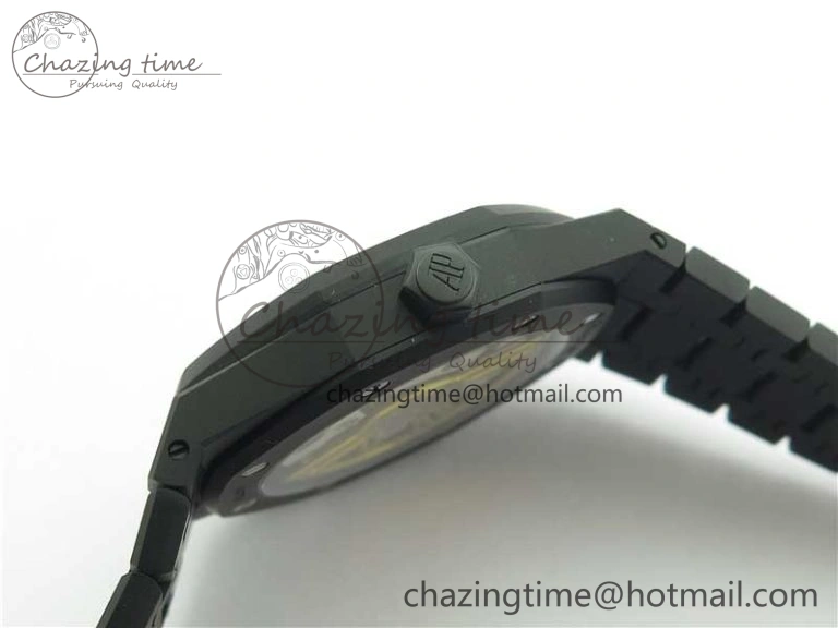 AllSeason Royal Oak 41mm 15500 DLC ZF 1:1 Best Edition Blue Textured Dial on SS Bracelet A4302 V2(Free Box) 4817