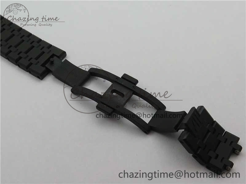 AllSeason Royal Oak 41mm 15500 DLC ZF 1:1 Best Edition Blue Textured Dial on SS Bracelet A4302 V2(Free Box) 4817