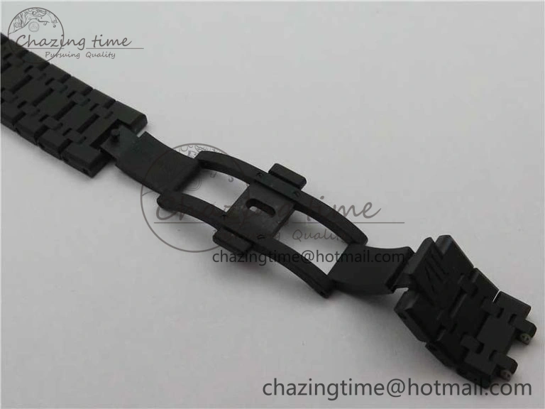 Stylish Royal Oak 41mm 15500 DLC ZF 1:1 Best Edition Gray Textured Dial on SS Bracelet A4302 V2(Free Box) 4818