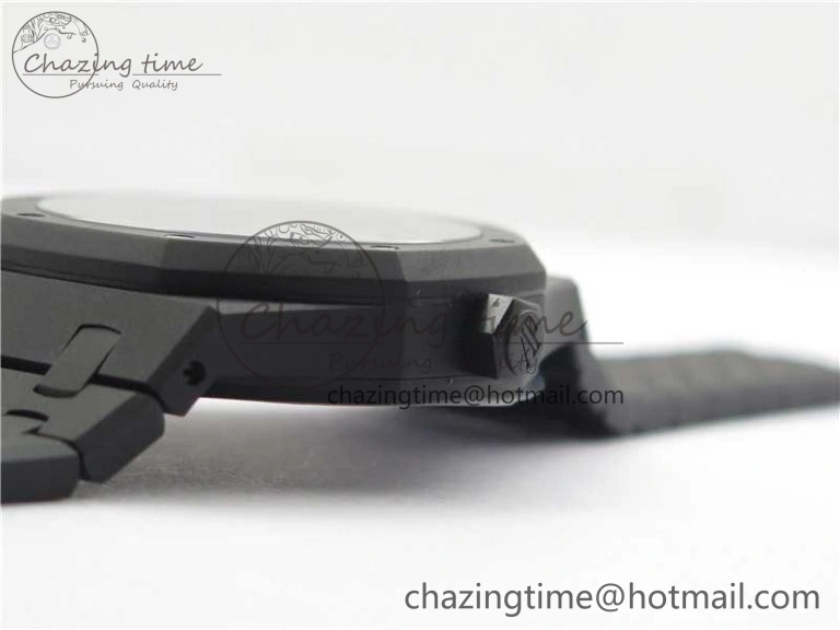 Royal Oak 41mm 15500 DLC ZF 1:1 Best Edition White Textured Dial on SS Bracelet A4302 V2(Free Box) FashionForward 4820