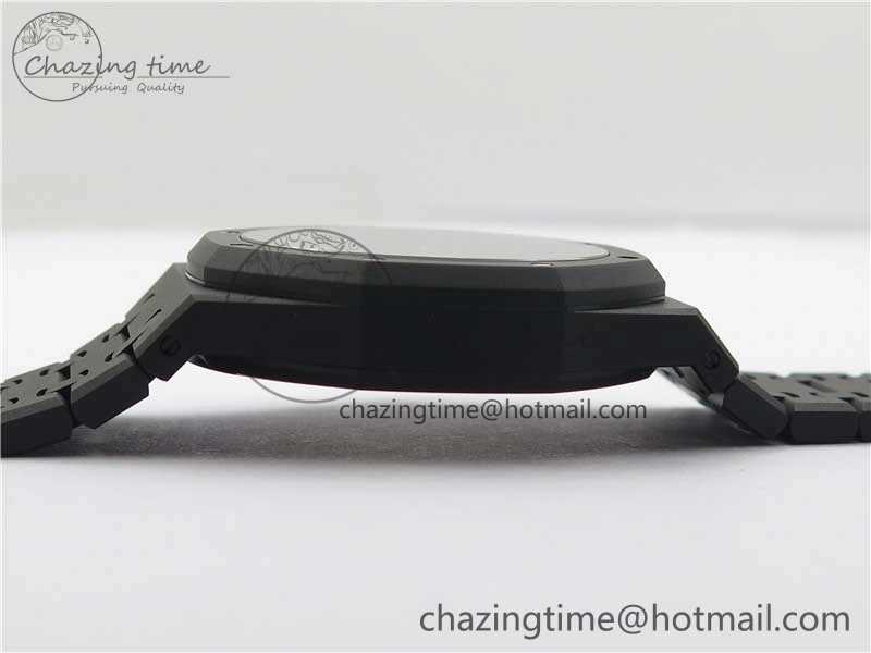 Royal Oak 41mm 15500 DLC ZF 1:1 Best Edition White Textured Dial on SS Bracelet A4302 V2(Free Box) FashionForward 4820