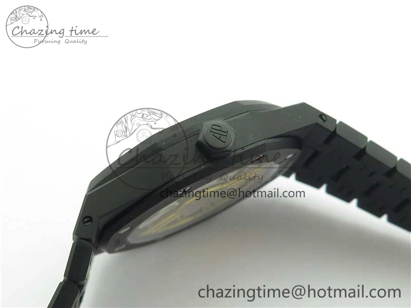 Royal Oak 41mm 15500 DLC ZF 1:1 Best Edition White Textured Dial on SS Bracelet A4302 V2(Free Box) FashionForward 4820