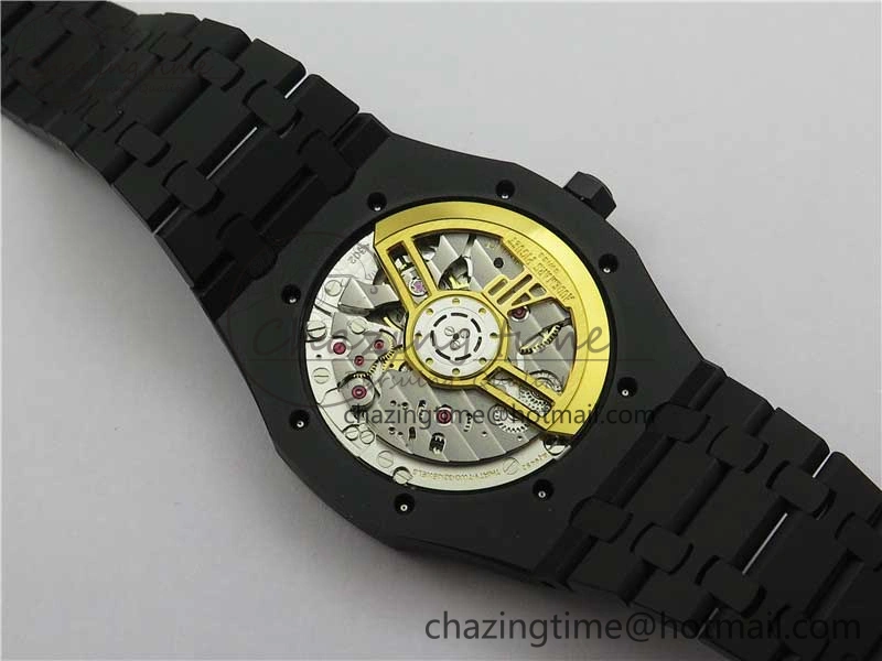 Royal Oak 41mm 15500 DLC ZF 1:1 Best Edition White Textured Dial on SS Bracelet A4302 V2(Free Box) FashionForward 4820