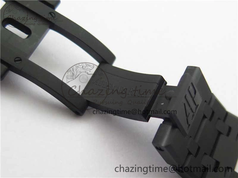 Royal Oak 41mm 15500 DLC ZF 1:1 Best Edition White Textured Dial on SS Bracelet A4302 V2(Free Box) FashionForward 4820