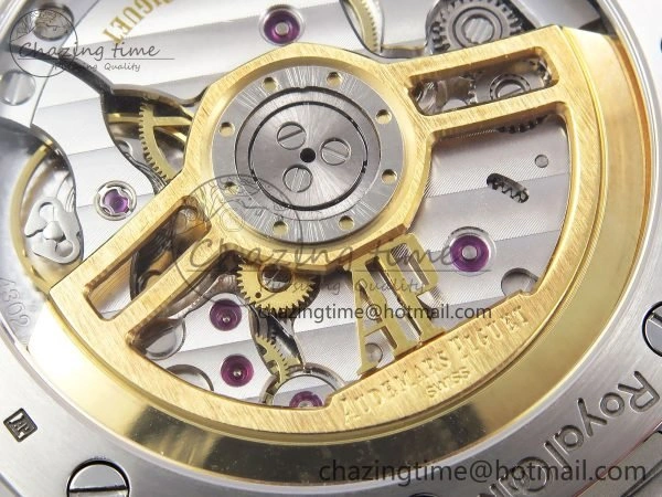 Royal Oak 41mm 15500 Frosted SS APSF 1:1 Best Edition Black Textured Dial on SS Bracelet SA4302 Super Clone Sporty 4435