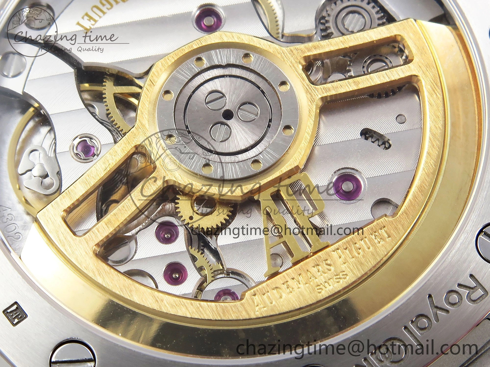 Durable Royal Oak 41mm 15500 Frosted SS APSF 1:1 Best Edition Blue Textured Dial on SS Bracelet SA4302 Super Clone 4428