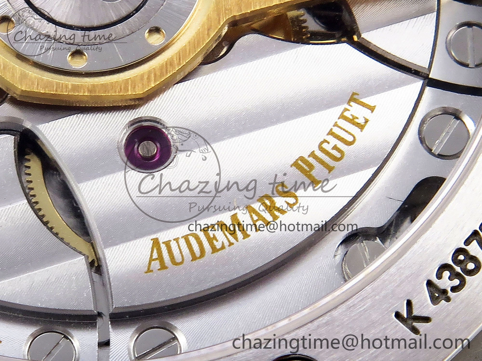 Durable Royal Oak 41mm 15500 Frosted SS APSF 1:1 Best Edition Blue Textured Dial on SS Bracelet SA4302 Super Clone 4428
