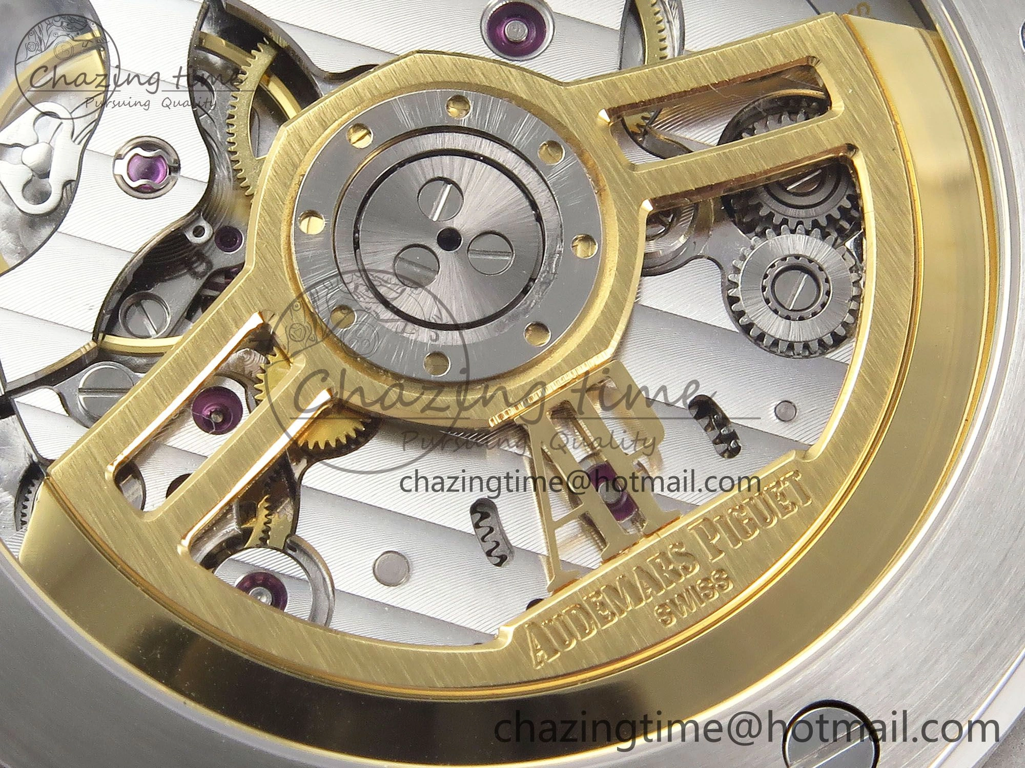 Compact Royal Oak 41mm 15500 Frosted SS APSF 1:1 Best Edition Grey Textured Dial on SS Bracelet SA4302 Super Clone 4419