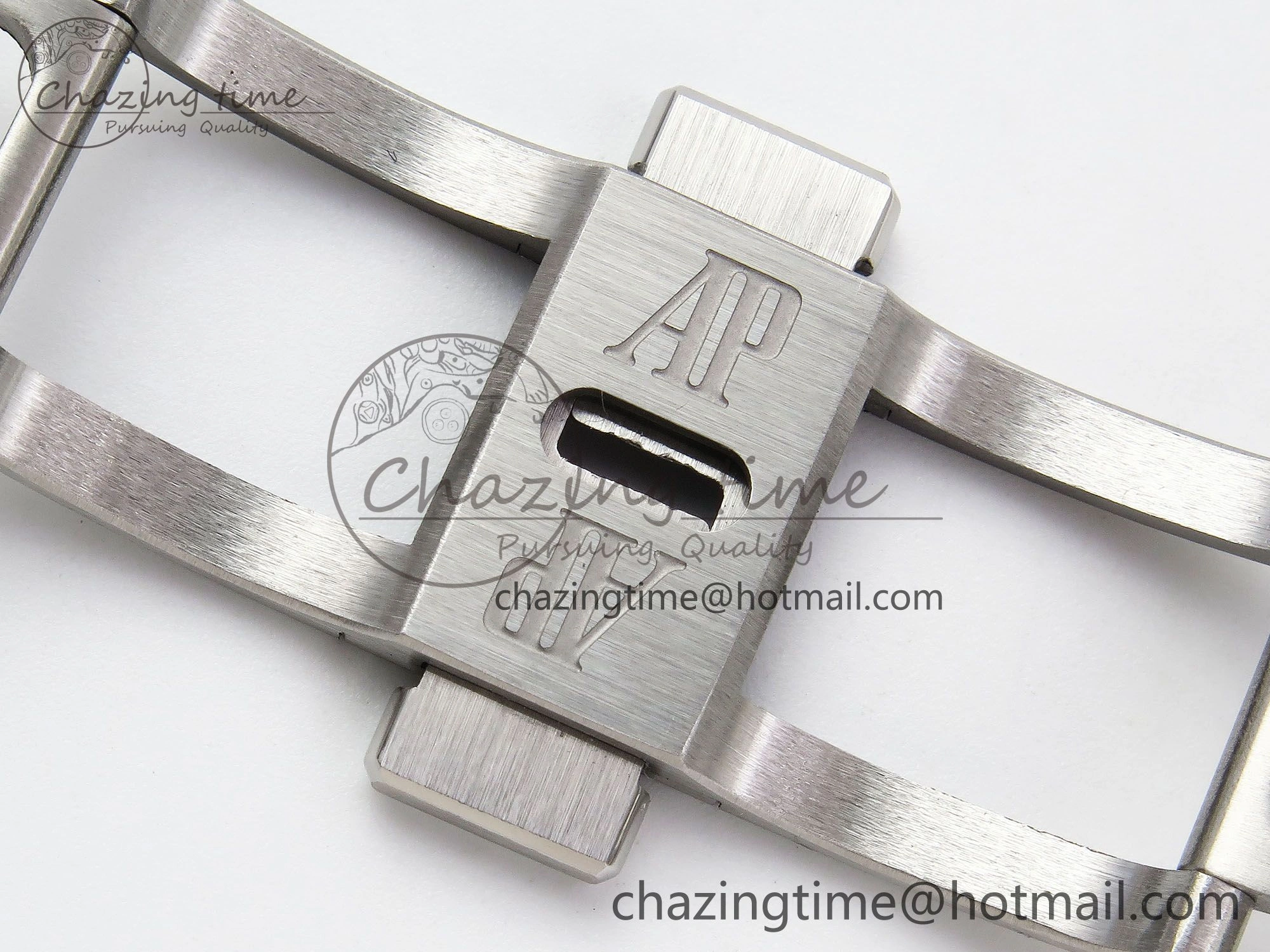 Compact Royal Oak 41mm 15500 Frosted SS APSF 1:1 Best Edition Grey Textured Dial on SS Bracelet SA4302 Super Clone 4419